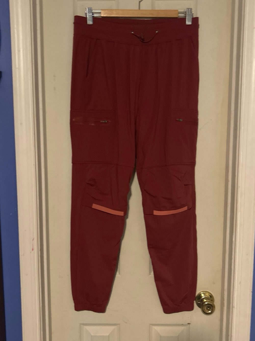 Centric Wear Maroon Utility Jogger Pants